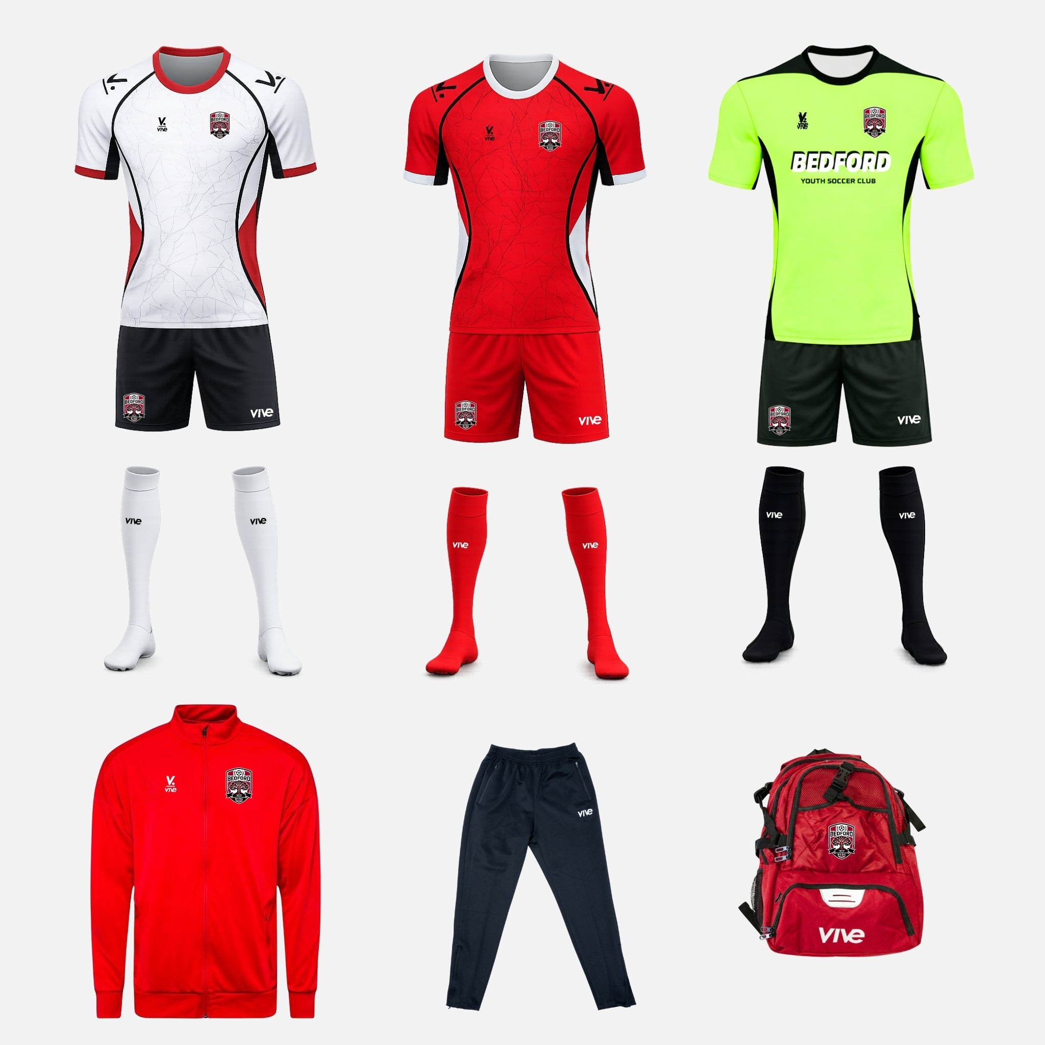 Bedford Youth Soccer Kit - Travel Teams