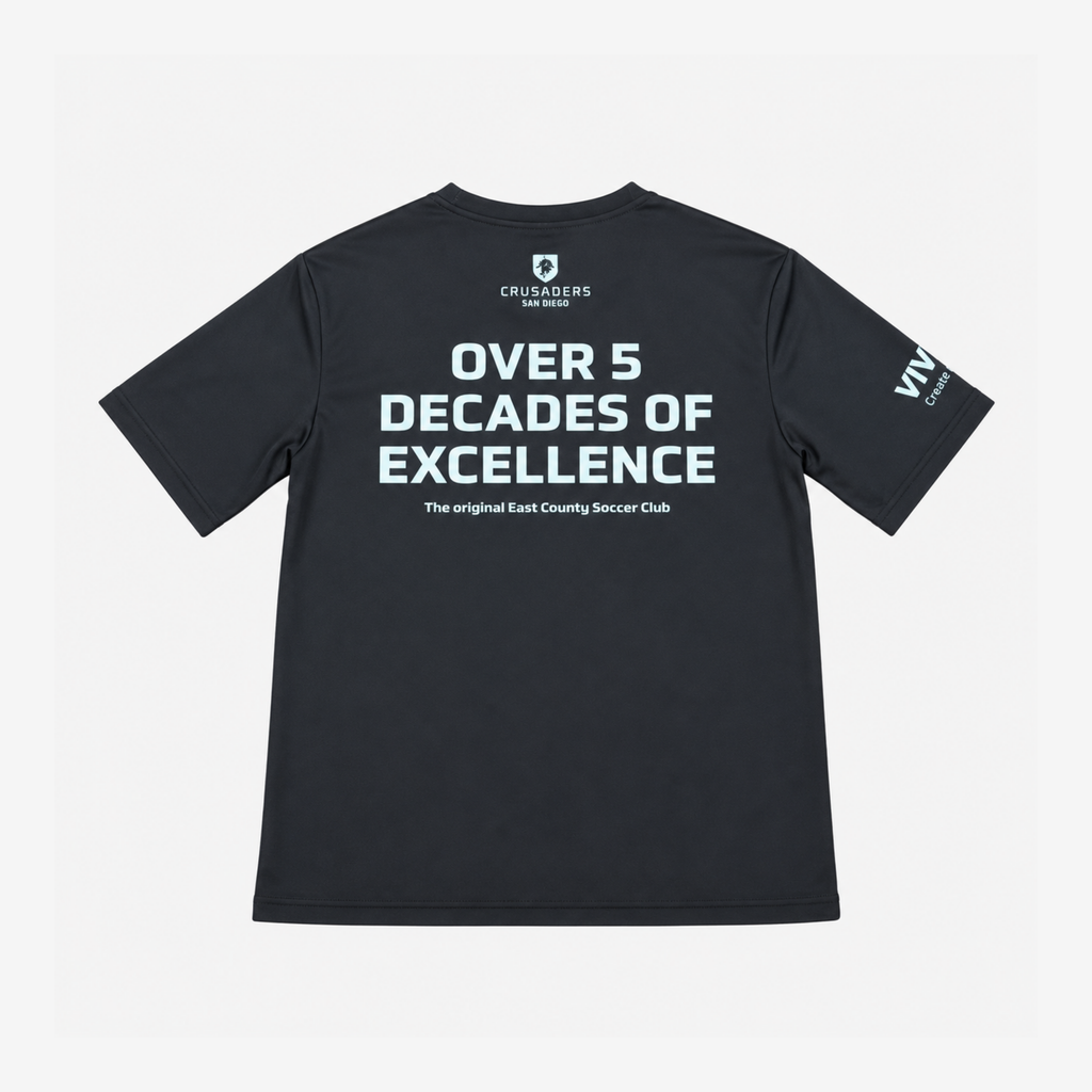 Crusaders SC Black Training Jersey