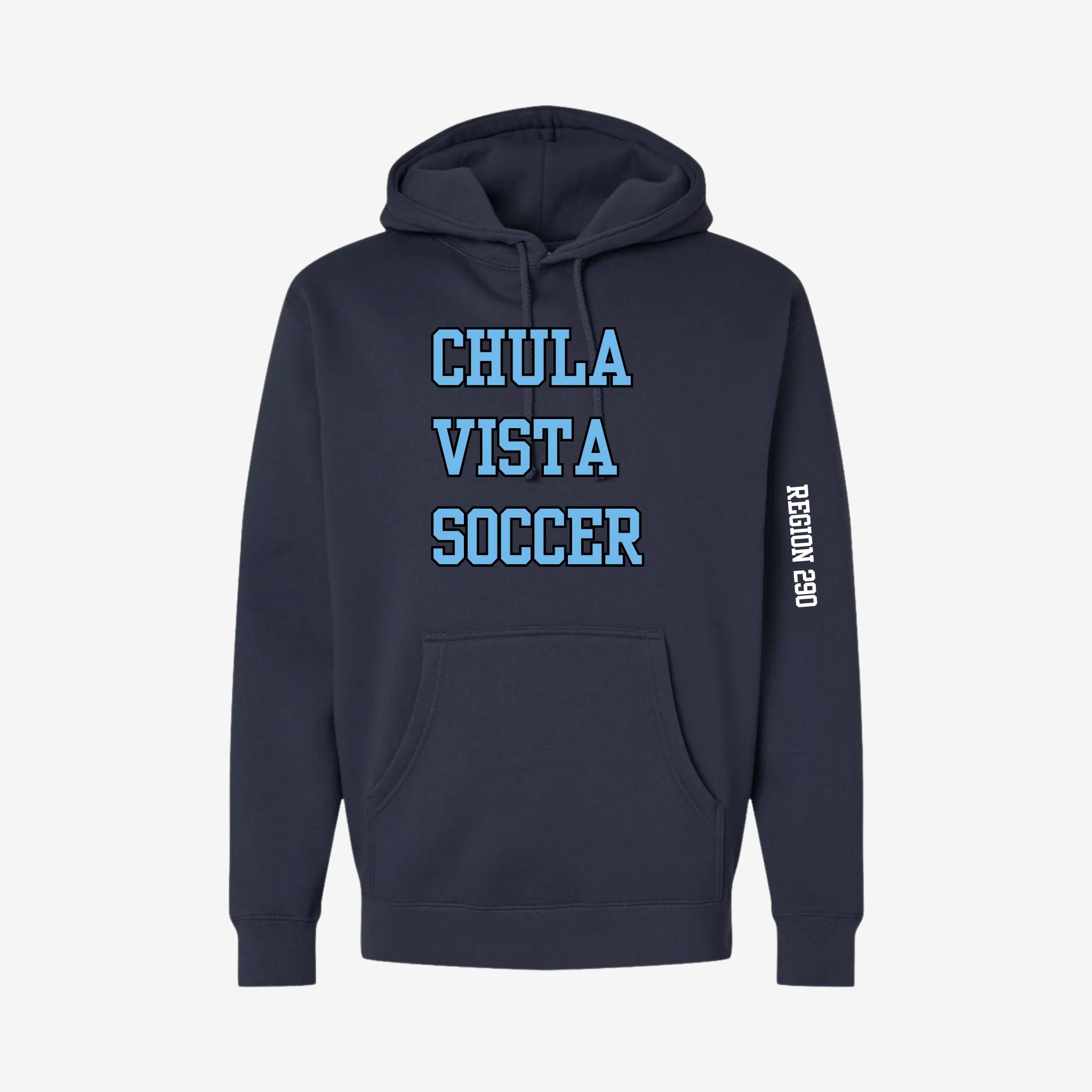 navy hoodie