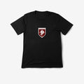 black tee shirt
