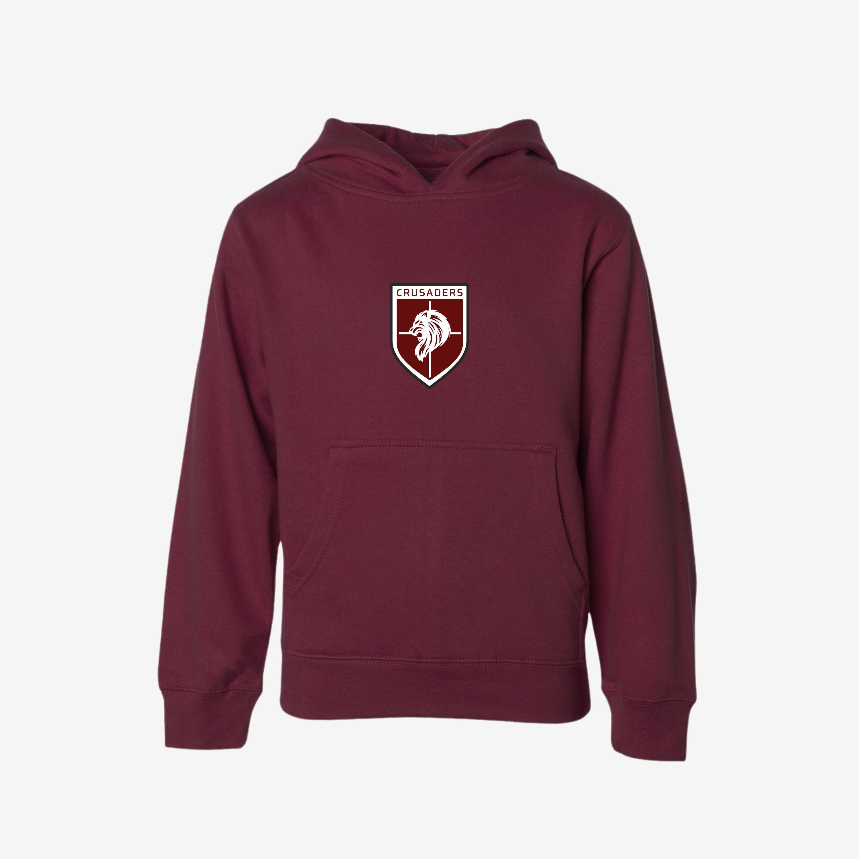 maroon hoodie