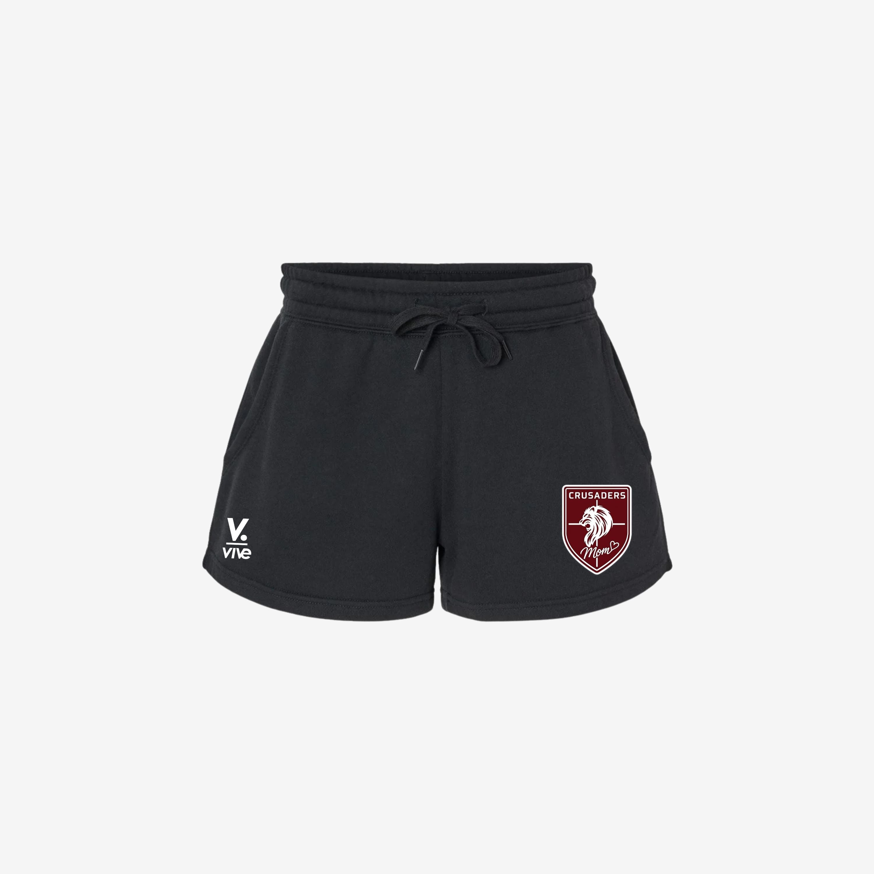 black shorts