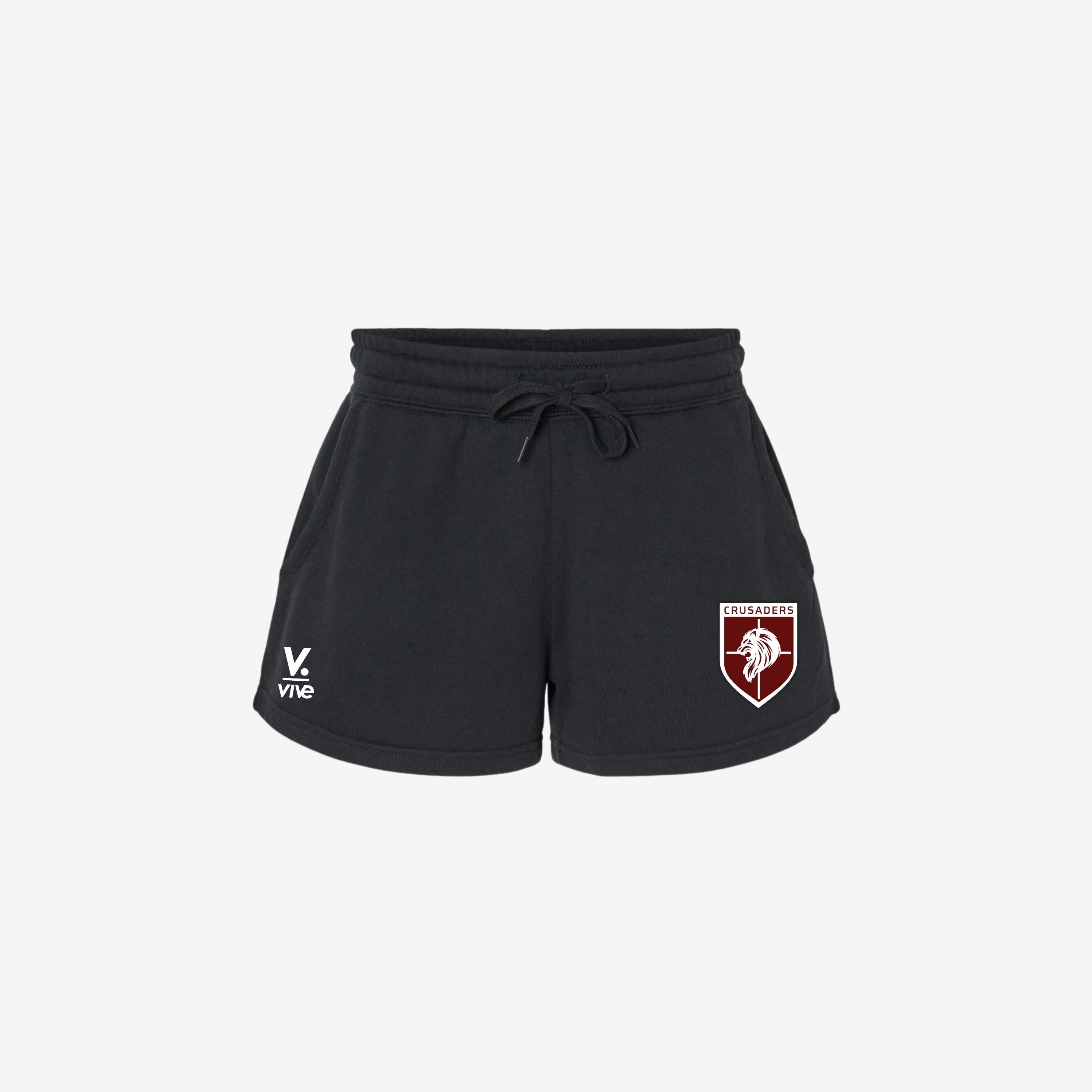 black shorts
