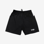 black shorts