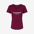 maroon v neck