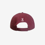 back view of maroon hat