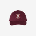 maroon hat