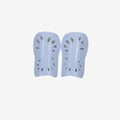 white shin guards 