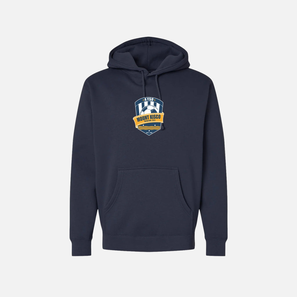 navy hoodie