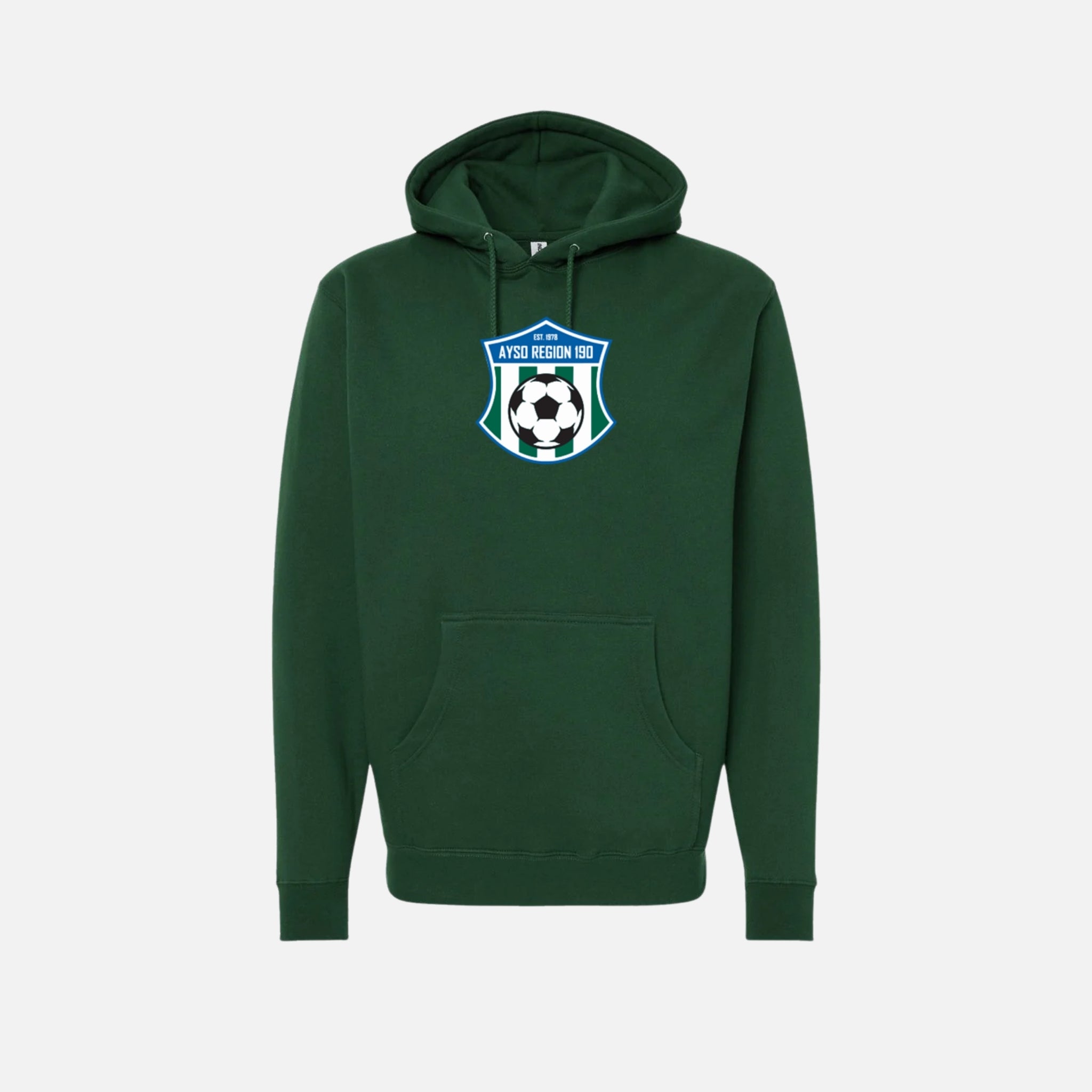 green hoodie