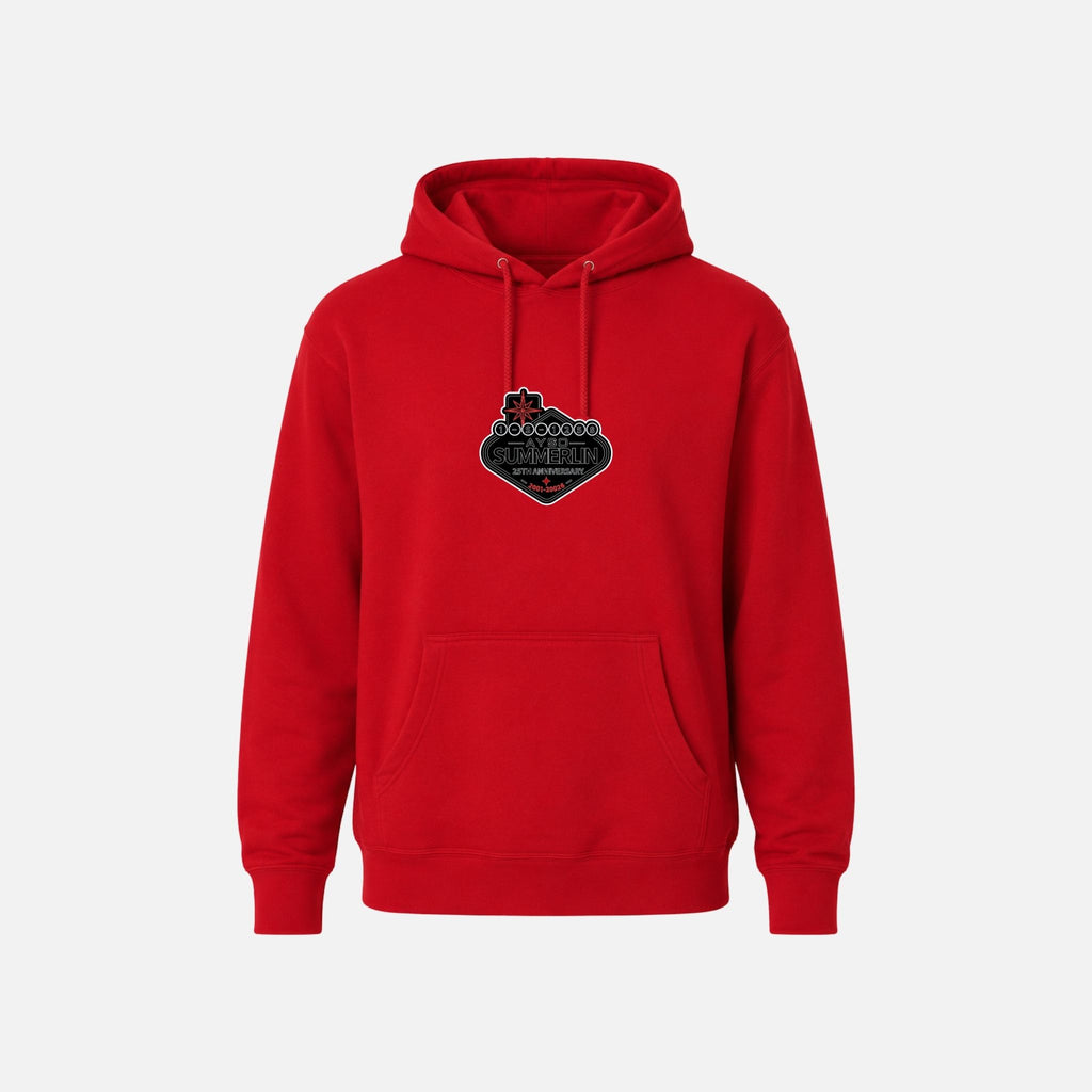 red hoodie