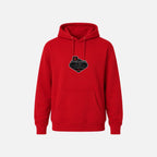 red hoodie