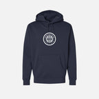 navy hoodie