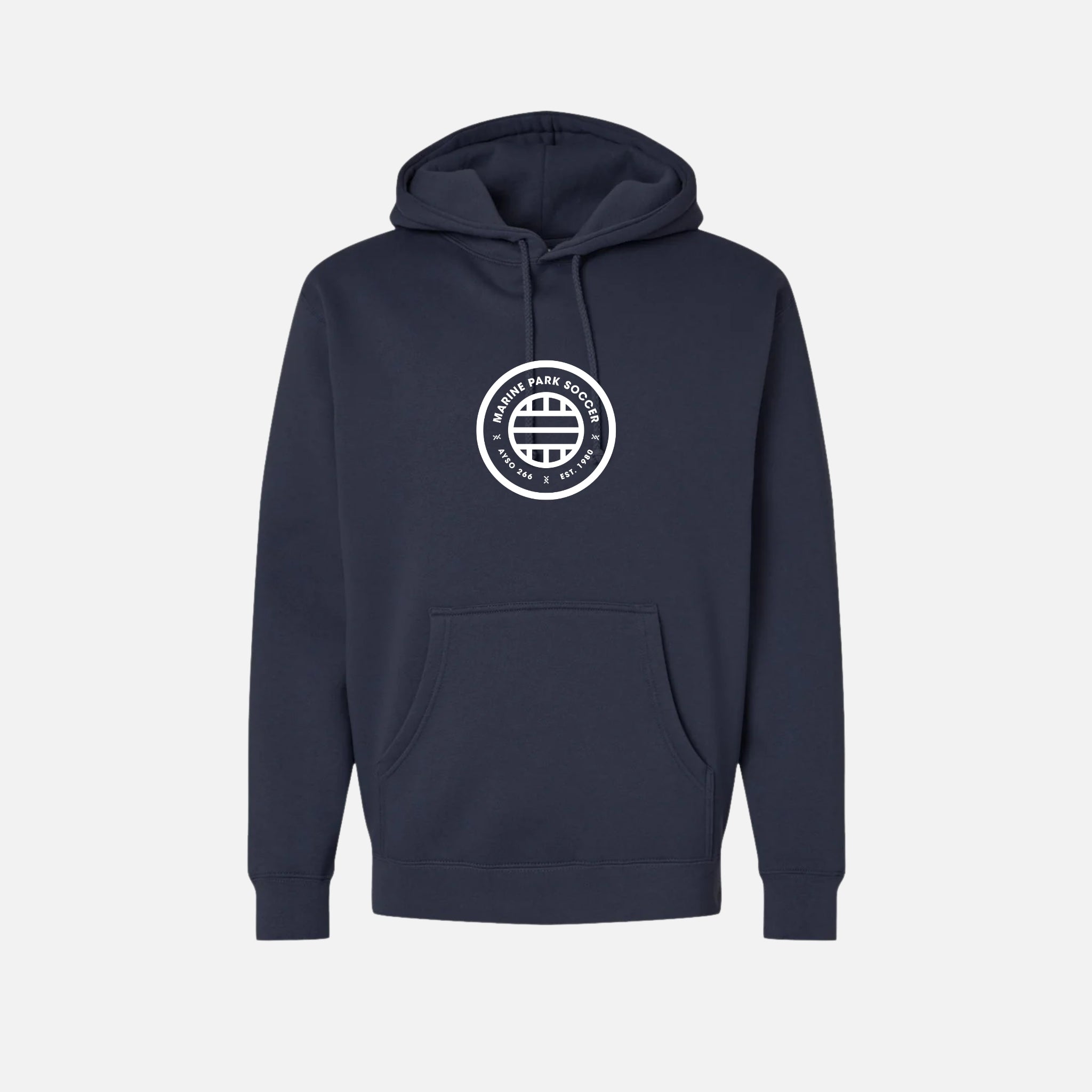 navy hoodie