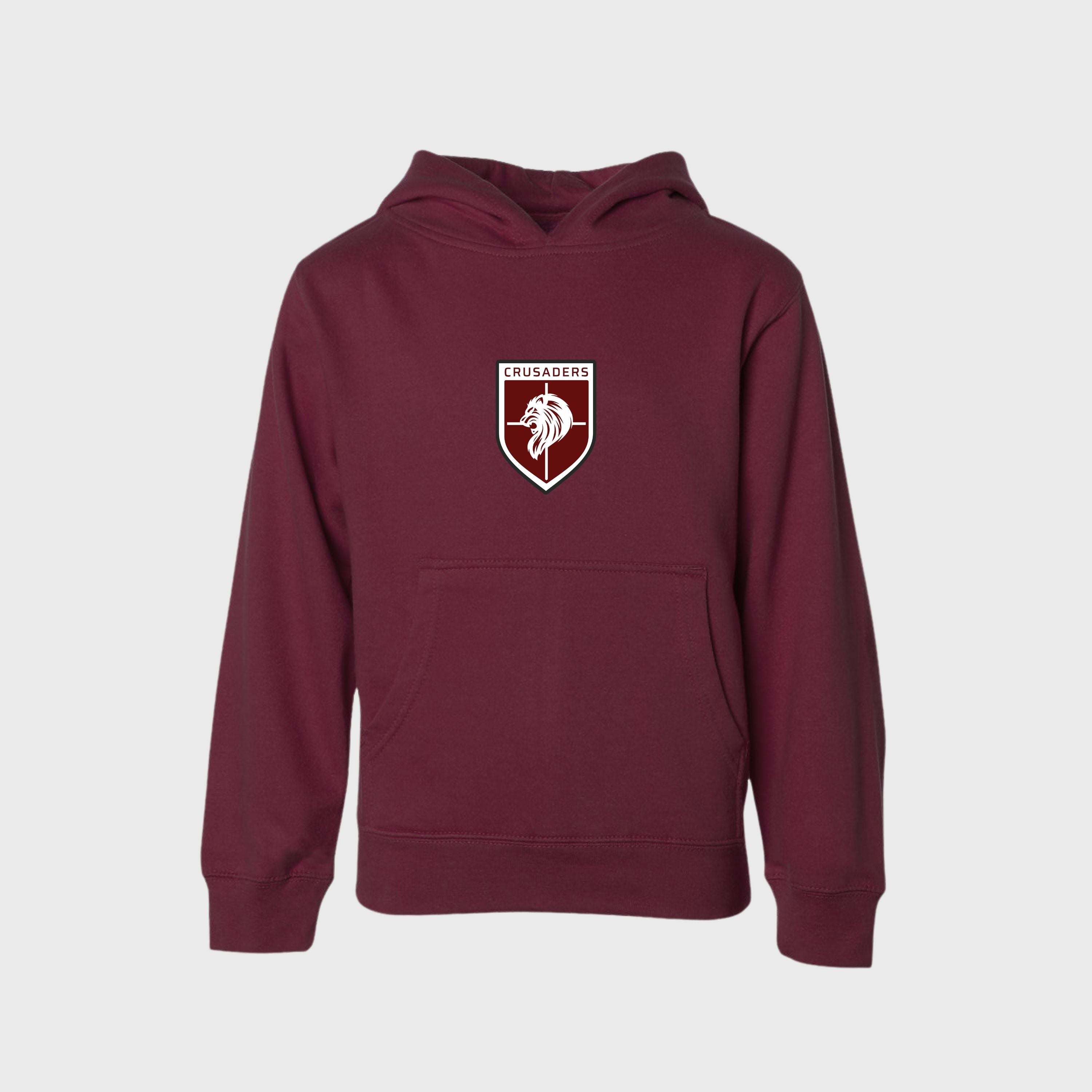 maroon hoodie