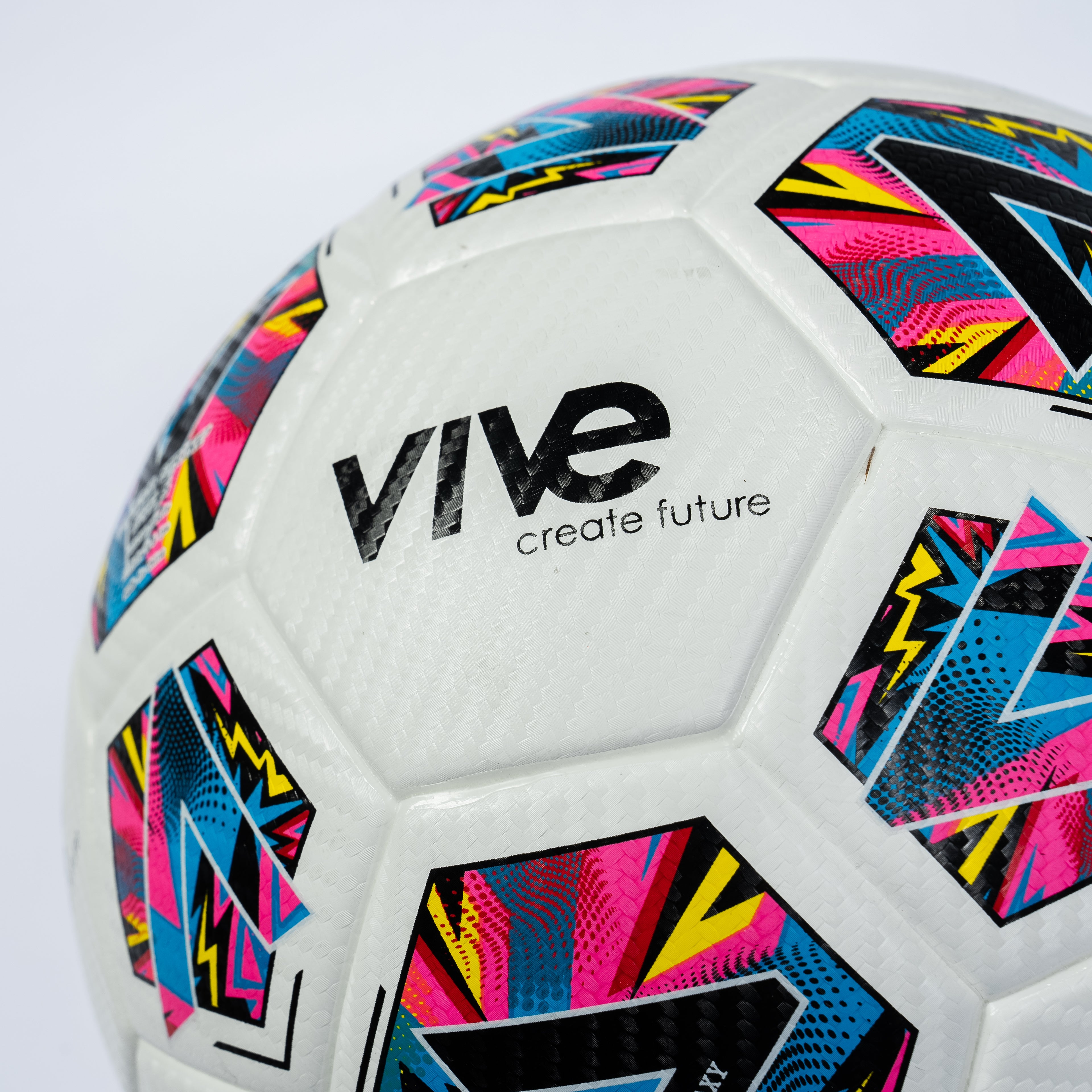 Premier Galaxy' Soccer Ball by VIVE - Multi White Pink Yellow Blue
