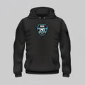 VIVE Create Future black cotton hoodie with Intra FC logo on chest. Features a drawstring hood and front pouch pocket.