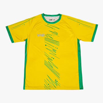 Flashes Soccer Jersey - Yellow and Green color design from VIVE
