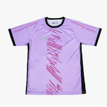 Flashes Soccer Jersey - Purple and Black color with red design from VIVE