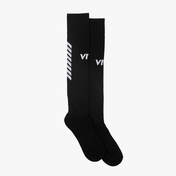 Superar Soccer Socks - Black and White color with V design from Vive