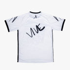 Ultimate Soccer Jersey Los Angeles back side view - White color with Black lettering from VIVE